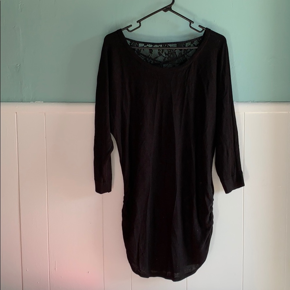 Torrid Sweater with Lace insert.